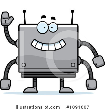 Robot Clipart #1091607 by Cory Thoman