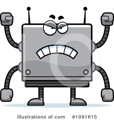 Robot Clipart #1091615 by Cory Thoman