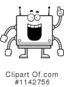 Square Robot Clipart #1142756 by Cory Thoman