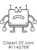 Square Robot Clipart #1142758 by Cory Thoman