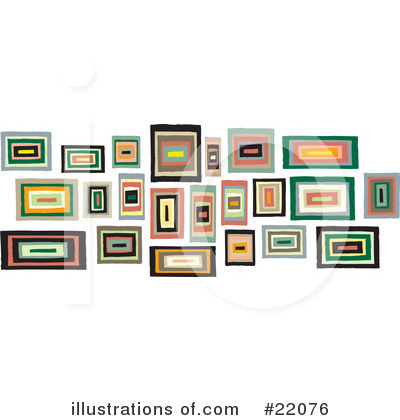 Royalty-Free (RF) Squares Clipart Illustration by Steve Klinkel - Stock Sample #22076