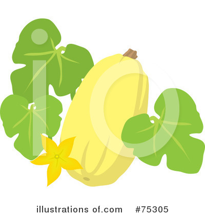 Royalty-Free (RF) Squash Clipart Illustration by Rosie Piter - Stock Sample #75305