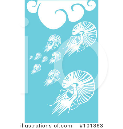 Royalty-Free (RF) Squid Clipart Illustration by xunantunich - Stock Sample #101363