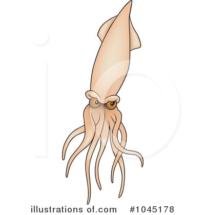 Royalty-Free (RF) Squid Clipart Illustration by dero - Stock Sample #1045178