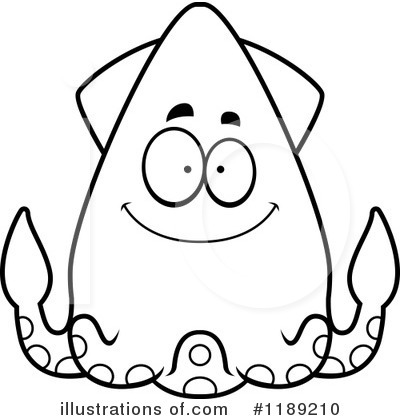 Royalty-Free (RF) Squid Clipart Illustration by Cory Thoman - Stock Sample #1189210