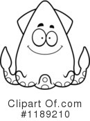 Squid Clipart #1189210 by Cory Thoman