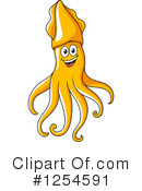 Squid Clipart #1254591 by Vector Tradition SM