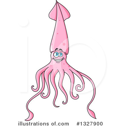 Royalty-Free (RF) Squid Clipart Illustration by Vector Tradition SM - Stock Sample #1327900