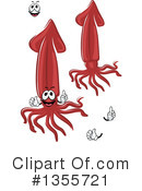 Squid Clipart #1355721 by Vector Tradition SM