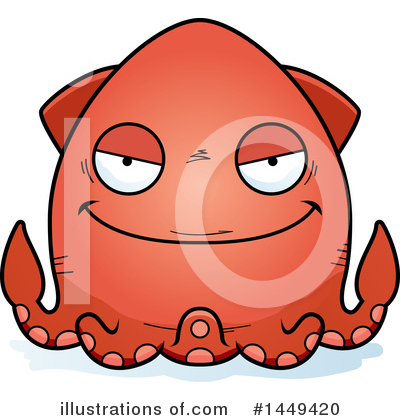 Royalty-Free (RF) Squid Clipart Illustration by Cory Thoman - Stock Sample #1449420