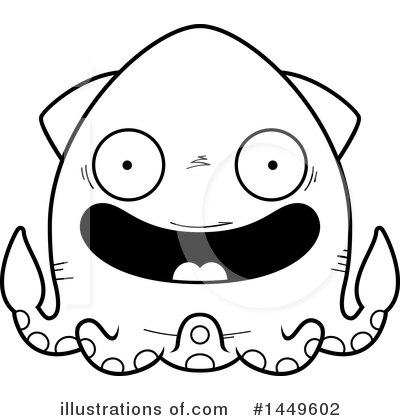 Royalty-Free (RF) Squid Clipart Illustration by Cory Thoman - Stock Sample #1449602