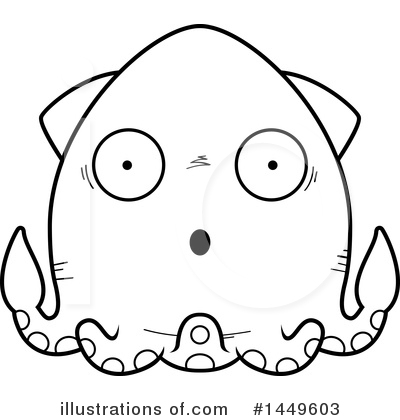 Royalty-Free (RF) Squid Clipart Illustration by Cory Thoman - Stock Sample #1449603