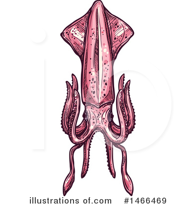 Royalty-Free (RF) Squid Clipart Illustration by Vector Tradition SM - Stock Sample #1466469