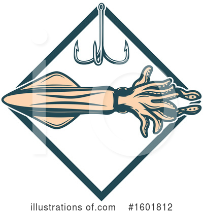 Royalty-Free (RF) Squid Clipart Illustration by Vector Tradition SM - Stock Sample #1601812