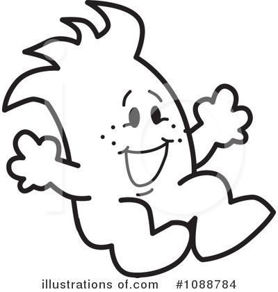 Royalty-Free (RF) Squiggle Clipart Illustration by Mascot Junction - Stock Sample #1088784