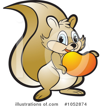 Squirrel Clipart #1052874 by Lal Perera