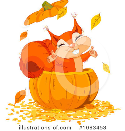 Royalty-Free (RF) Squirrel Clipart Illustration by Pushkin - Stock Sample #1083453