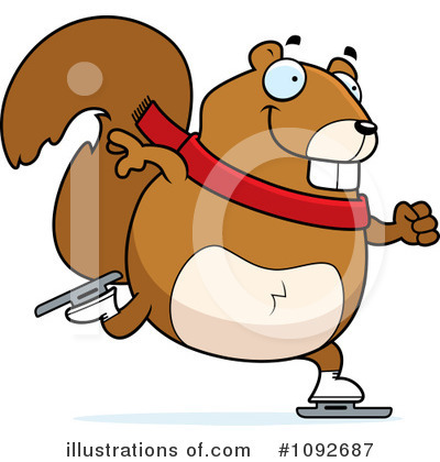 Royalty-Free (RF) Squirrel Clipart Illustration by Cory Thoman - Stock Sample #1092687