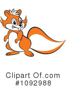 Squirrel Clipart #1092988 by Lal Perera