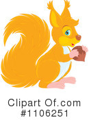 Squirrel Clipart #1106251 by Alex Bannykh