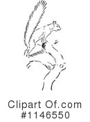 Squirrel Clipart #1146550 by Prawny Vintage