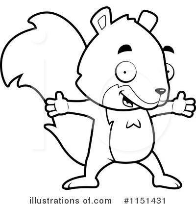 Royalty-Free (RF) Squirrel Clipart Illustration by Cory Thoman - Stock Sample #1151431