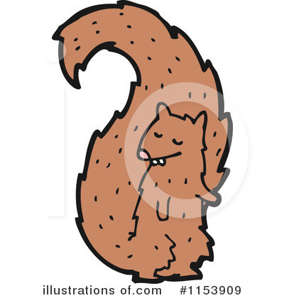 Royalty-Free (RF) Squirrel Clipart Illustration by lineartestpilot - Stock Sample #1153909