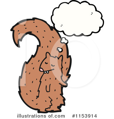Royalty-Free (RF) Squirrel Clipart Illustration by lineartestpilot - Stock Sample #1153914