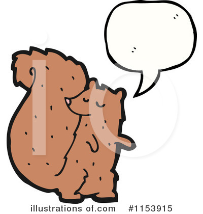 Royalty-Free (RF) Squirrel Clipart Illustration by lineartestpilot - Stock Sample #1153915