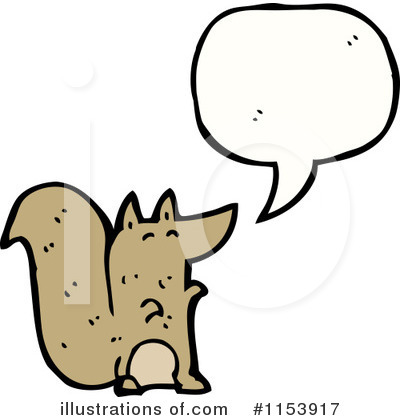 Royalty-Free (RF) Squirrel Clipart Illustration by lineartestpilot - Stock Sample #1153917