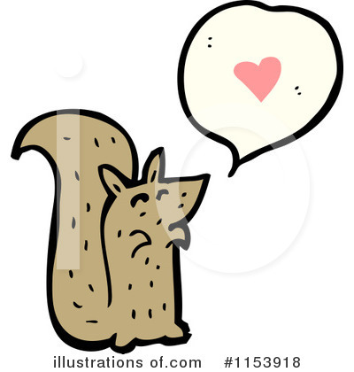 Royalty-Free (RF) Squirrel Clipart Illustration by lineartestpilot - Stock Sample #1153918