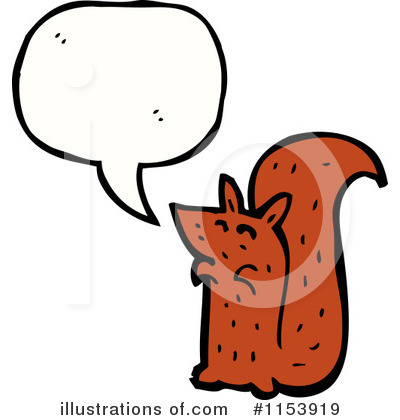 Royalty-Free (RF) Squirrel Clipart Illustration by lineartestpilot - Stock Sample #1153919