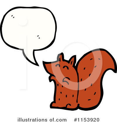 Royalty-Free (RF) Squirrel Clipart Illustration by lineartestpilot - Stock Sample #1153920