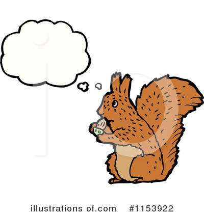 Royalty-Free (RF) Squirrel Clipart Illustration by lineartestpilot - Stock Sample #1153922
