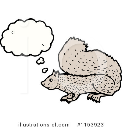 Royalty-Free (RF) Squirrel Clipart Illustration by lineartestpilot - Stock Sample #1153923