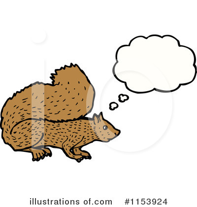 Royalty-Free (RF) Squirrel Clipart Illustration by lineartestpilot - Stock Sample #1153924