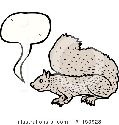 Royalty-Free (RF) Squirrel Clipart Illustration by lineartestpilot - Stock Sample #1153928