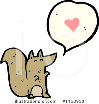 Royalty-Free (RF) Squirrel Clipart Illustration by lineartestpilot - Stock Sample #1153930
