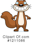 Squirrel Clipart #1211086 by Cory Thoman