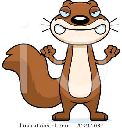 Royalty-Free (RF) Squirrel Clipart Illustration by Cory Thoman - Stock Sample #1211087