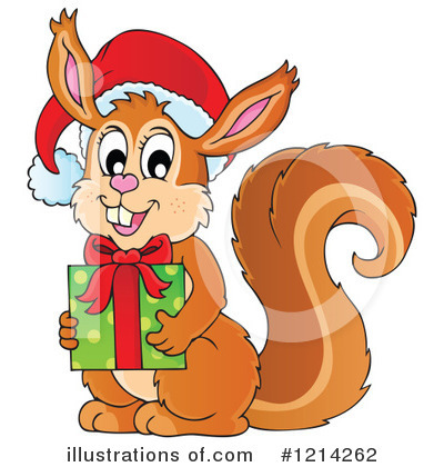 Royalty-Free (RF) Squirrel Clipart Illustration by visekart - Stock Sample #1214262