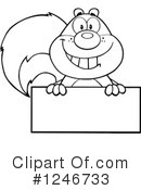 Squirrel Clipart #1246733 by Hit Toon