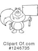 Squirrel Clipart #1246735 by Hit Toon