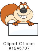 Squirrel Clipart #1246737 by Hit Toon
