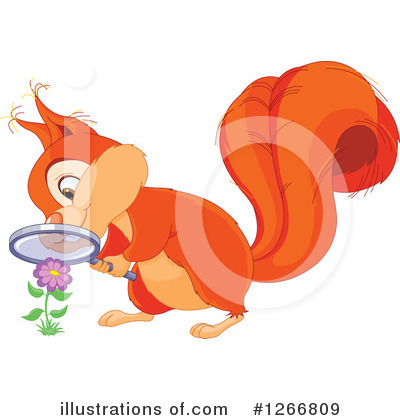 Royalty-Free (RF) Squirrel Clipart Illustration by Pushkin - Stock Sample #1266809