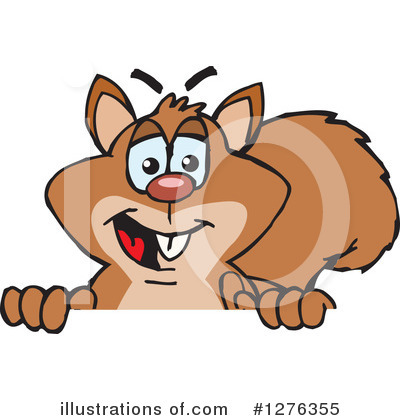 Royalty-Free (RF) Squirrel Clipart Illustration by Dennis Holmes Designs - Stock Sample #1276355