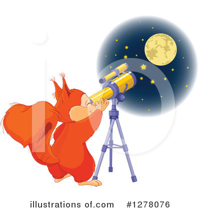 Royalty-Free (RF) Squirrel Clipart Illustration by Pushkin - Stock Sample #1278076