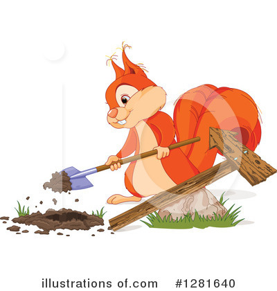 Squirrel Clipart #1281640 by Pushkin