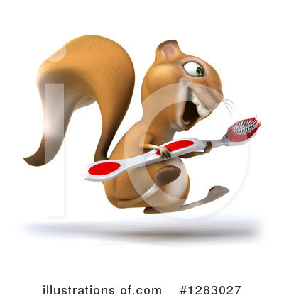 Royalty-Free (RF) Squirrel Clipart Illustration by Julos - Stock Sample #1283027