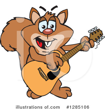 Royalty-Free (RF) Squirrel Clipart Illustration by Dennis Holmes Designs - Stock Sample #1285106